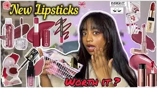 NEW Lipstick Launches 💄 | Latest Lipsticks Swatches | Worth It? | @Bronzebeautydiaries 