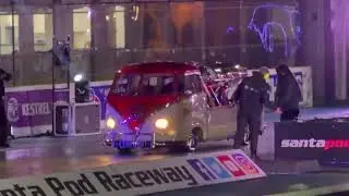 Oklahoma Willy Jet Bus at Santa pod raceway flames and thunder October 2025