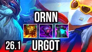 ORNN vs URGOT (TOP) | EUW Master | 26.1