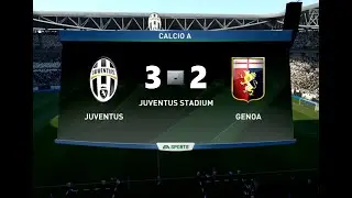 FIFA17. №32 Ювентус 3-2 Дженоа (SERIA A) Прохождение за Ювентус.