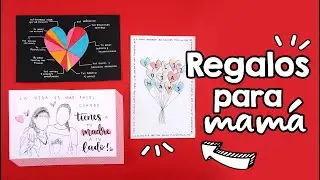 3 TARJETAS/REGALOS FÁCILES para el Día de las Madres! ✄ Barbs Arenas Art!
