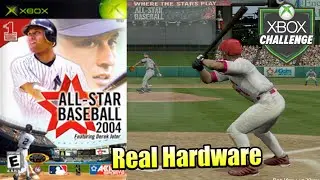 All Star Baseball 2004 &mdash; Xbox Original Gameplay HD &mdash; Real Hardware {Component}