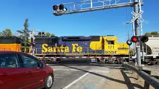BNSF 100 Sac Local North, Calvine Road Crossing, Sacramento CA