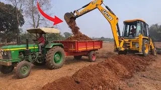 Jcb machines se aaj tracter loading kiye our khet leveling#jcbvlogsvideo jcbvideo #jcbcartoonvide
