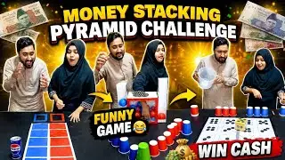 Roll Dice 🎲 Cups Stacking Pyramid Challenge!! Flip The Bottle and Win Money Game!! Match The Balls 🏈