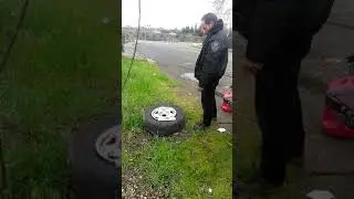 putting air in tire without compressor
