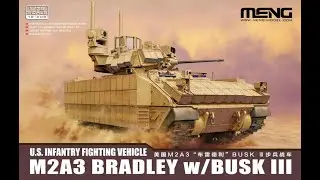 Meng M2A3 Bradley Busk3 1/72 build