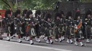 MANLY PIPES AND DRUMS AT ANZAC DAY MARCH 2022