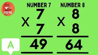 Basic Multiplication | Multiplication Made Simple in English |Educational Video#kids #multiplication