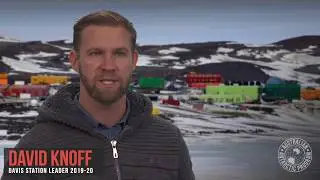 Davis station leader, David Knoff (2019/20)