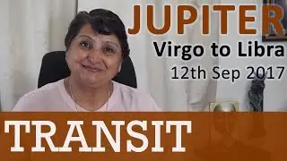 Jupiter Transits From Virgo To Libra On 12th Sep 2017 - Period For Careful Yet Quick Decision Making