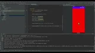 How to create a 2D game just by using a View - Draw shapes and animate - Android Studio