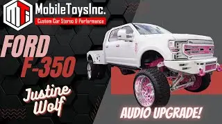 Ford F-350 Custom Audio Build for Justine Wolf by MTI Debuted at Sema