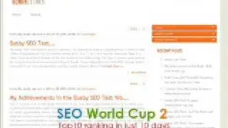 SEO Tips And Tricks Top 10 Ranking in just 10 days - Busby SEO Test