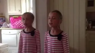 Singing identical twins