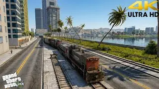 Welcome to Vice City! GTA V World of Trains | Southern Pacific 2725 & Aerotrain