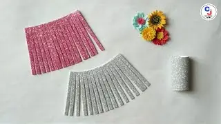 Christmas day craft | Glitter foam sheet craft idea| Christmas craft