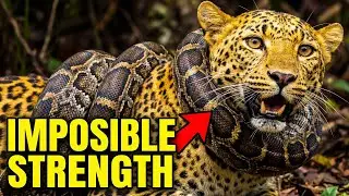 PYTHON Strangles LEOPARD! 🐍 The Most Incredible Display of Power Recorded