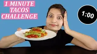 1 MINUTE TACOS CHALLENGE | #AnanasChallenge | Laughing Ananas