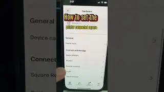 How to set the printer connected with square pos #android #posix #installbase #ios #amazon