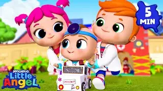 Rescue Squad Is Here To Help | LITTLE ANGEL 😇 | Nursery Rhymes & Lullabies | Baby & Kids Songs