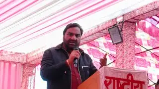 हनुमान बेनीवाल पहुंचं विशाल रैली रिया बड़ी (नागौर)