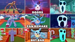 DOORS : Cringle's Workshop VS DOORS But Bad VS DOORS But Bad Fan Remake | ROBLOX