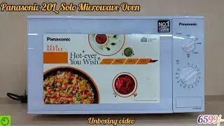 Panasonic 20 Litre Solo Microwave Oven (NN-SM255WFDG, White)| Unboxing| Review| Full Demo