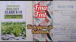 Fma fmt notes biology full book mcqs  pakistan navy and Pakistan airforce test preparation 2025