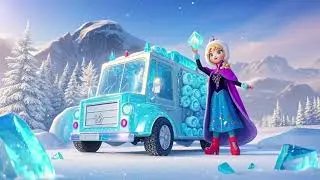 Elsa&rsquo;s Ice Counting Ankle Rolls Truck 4 | Counting & Movement Kids Song ❄️🔢