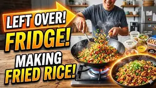 Fridge එකේ ඉතුරු උන දේවල් වලින් Fried Rice එකක් 🥰