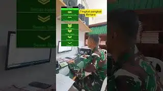 Tingkat Pangkat Bintara #tentara #tni #tniad #bintara #casis #shorts #short #fypviral #fyp