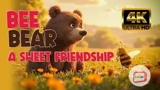 🐝🐻 Bee & Bear: A Sweet Friendship | Heartwarming Animated Story for Kids! 🌸✨