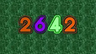Colorful Numbers 2001-3000 with Textured Backgrounds Part 7!!! (2601-2700)