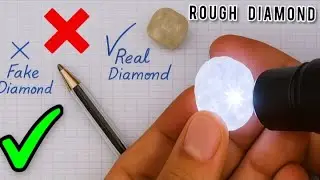 Shine the Light! The Simple Trick to Spot Real Rough Diamonds