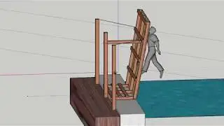 Building a climbing wall by the pool