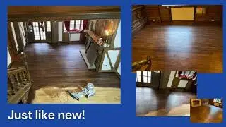 100 years old wood floor restoration