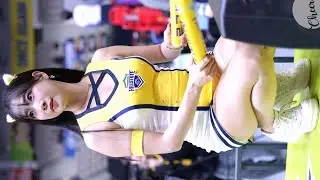 꿀벅지 미쳤다 김한나 치어리더 직캠 Kim Hanna Cheerleader 241105 |4K