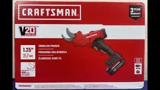 Обзор секатора Craftsman V20 CMCPR320C1