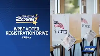 Palm Beach County voter registration drive happening Friday