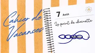 Tuto broderie - Le point de cha&icirc;nette