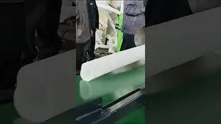 Today test the EPE Foam Pipe machine[Party][Party][Party]#FLY#manufacturer#EPE#extruder#foamsheet