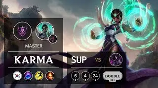 Karma Support vs Morgana - KR Master Patch 9.7