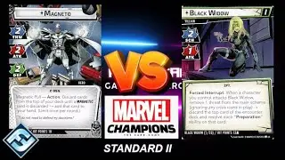 Marvel Champions: Magneto vs Black Widow [Standard II]