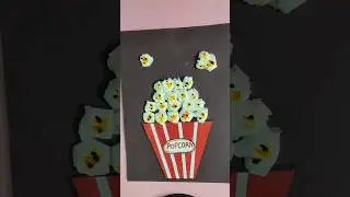 Tishu paper popcorn craft idea| Diy paper craft idea for kids| #craft #diy #viralshort #trending