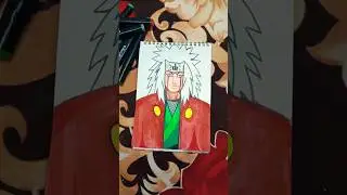 jairaya sensei drawing #animedrawing 🗿❤️#narutoshippuden #drawing