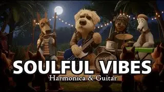 Soulful Blues Harmonica | Calm Background Instrumental