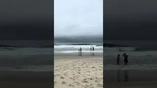 SOUND OF OCEAN WAVES AT COPACABANA BEACH IN RIO DE JANEIRO BRAZIL