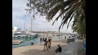 BARCELONA Spain Catalonia WALKING TOUR with NATALIE  MAGNETIC GUIDE  [ 4K ]