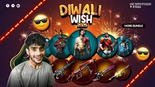 DIWALI WISH 2025 EVENT 🪔 Free Fire MaX